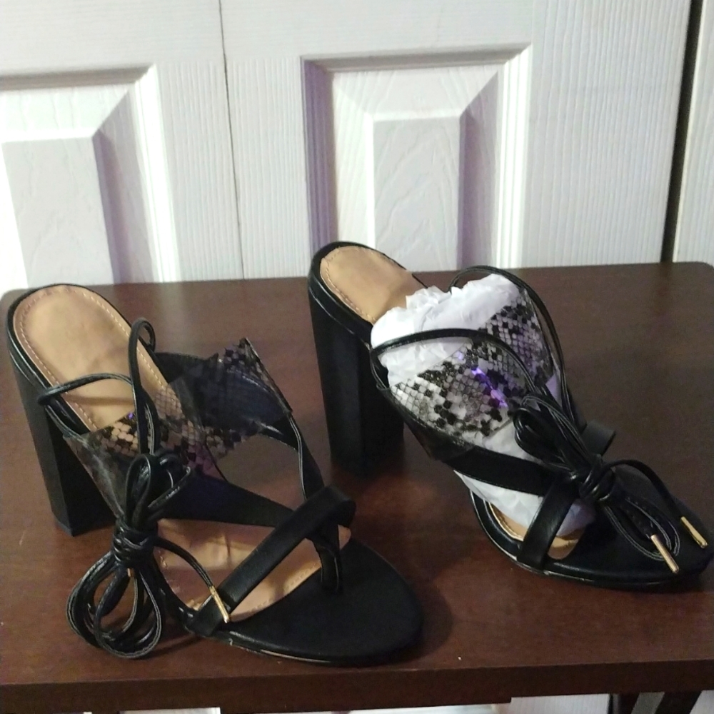 Dress sandals, sylma black
